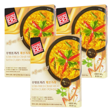泰式螃蟹咖哩調理包, 160g, 3盒
