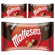 麥提莎 麥芽脆心 蜂蜜麥芽球淋上香濃牛奶巧克力 香脆口感與巧克力交融合一, 37g, 3包