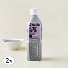 맑은물에 특등급 국산콩 흑임자 콩물, 500ml, 2개