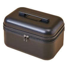 bebehome 馬卡龍系列手提旅行化妝箱 ABS+PC材質 31x19x22公分, 黑色, 1個