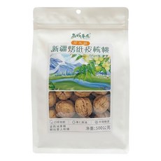 West Orchard 西域果園 新疆烤紙皮核桃 草本味, 1包, 500g