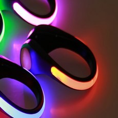 Taminayo 夜間跑步鞋LED夾, 橘色, 2個