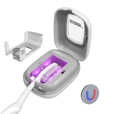 셀루미 UV 살균 앤 건조 휴대용 칫솔 살균기, SEL-TSD290UV, 매트 화이트