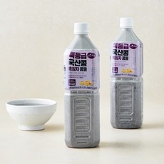 맑은물에 특등급 국산콩 흑임자 콩물, 1L, 2개