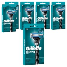 Gillette 吉列 正品 Mach3 手動刮鬍刀, 1入, 6個