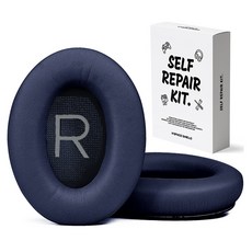 SPACE SHIELD Bose QC35 耳機相容耳罩襯墊保護套 左右一組, 午夜藍, 1套, 單一商品