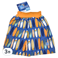 Splash About HAPPY NAPPY BOARD SHORTS 海灘尿布褲 衝浪小子，嬰兒抗UV，便便防漏, 特大型(XL), 3件