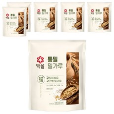 CJ BEKSUL 白雪 全麥麵粉, 6個, 1kg