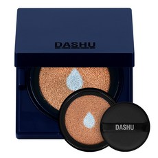 DASHU 男款水潤霧面BB氣墊粉餅 15g+補充芯 15g, 深米色, 1組
