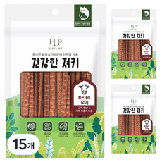 한울펫 반려동물 노즈워크 건강한 유산균 져키, 소고기, 120g, 15개