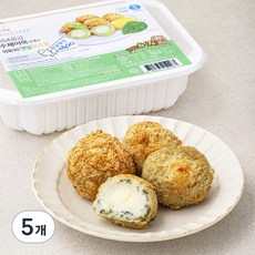 프레시오늘 신선냉장 SSA등급 수제어묵 만묵이 어육90 깻잎치즈볼 4개입, 200g, 5개