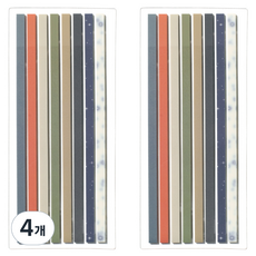 BeOnD 長版索引貼紙 舊日智慧 透明, 4個, 160入