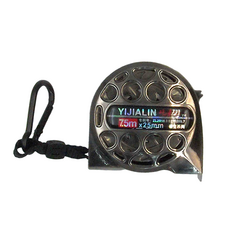 Yijialin 不鏽鋼防水捲尺 長7.5m 寬25mm 防鏽防污, 1個