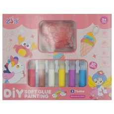 OhBabyLaugh 免烤膠畫 DIY軟膠彩繪 Ages 3主題 自然風乾, 甜點款, 1盒