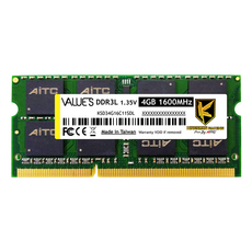 AITC 艾格 Value S DDR3L 4GB 1600 SODIMM 1.35V 終身保固, 1個
