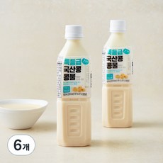 맑은물에 특등급 국산콩 콩물, 500ml, 6개