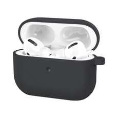 포티튜드 실리콘 스키니핏 에어팟 프로 케이스, 다크그레이