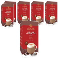 SCHOKOLAKE 巧克力雲莊 巧克力拿鐵沖泡粉 糖零添加, 35g, 6盒, 4包