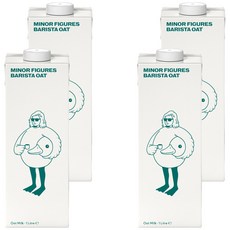 Minor Figures 小人物燕麥奶 咖啡師精選, 1L, 4瓶