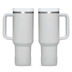 Kojiwell 矽膠隨行杯杯底保護套, 2個, 淺灰色