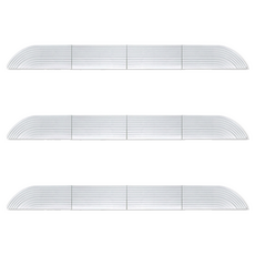 BananaBuilding 掃地機器人門檻坡道, 3個, 白色