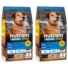 nutram 成犬 S6均衡健康系列狗糧, 雞肉 + 南瓜, 2kg, 2袋