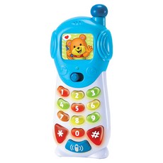 Winfun 兒童玩具電話, 數字按鈕會發光，有音響效果和英語短語, 電話, 1個