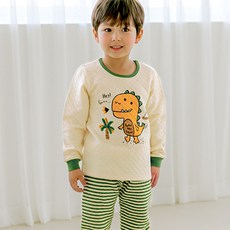 Maykids 童款恐龍印花保暖長袖家居套裝