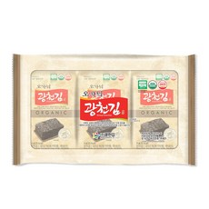 광천김 오가닉 도시락김, 4g, 9개