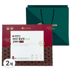 퍼멘진 6년근 홍삼정 골드 굿데이스틱 + 쇼핑백, 300g, 2개