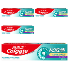 Colgate 高露潔 抗敏感超微泡全方位防護牙膏, 120g, 4條