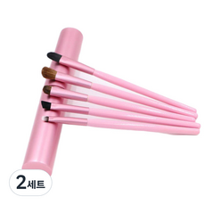 Beauty Power 化妝刷5件組, 粉紅色, 2個
