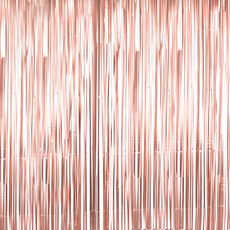 파티해 파티 수술 은박커튼 3p, 샤틴로즈골드, 1개