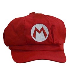 萬聖節瑪利歐服裝帽子, 紅色, 1個