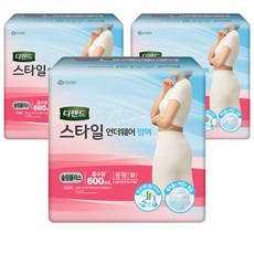 디펜드 여성용 스타일 언더웨어 썸머 슬림플러스 성인기저귀, 중형, 9개입, 3개