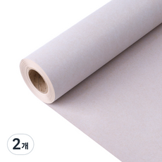 양면 칼라 크라프트 종이롤 포장지 53cm x 20m, 01 백색, 2개