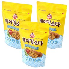 오뚜기 베이킹소다, 400g, 3개