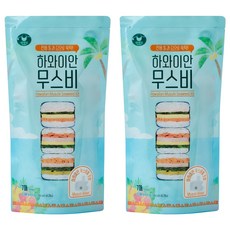 만전김 하와이안 무스비 키트, 8g, 2개