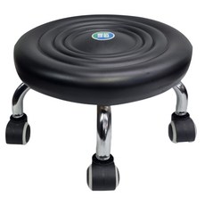 Planty 滾輪矮凳, 1個, 黑色