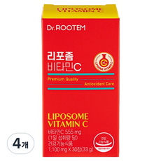 닥터루템 정품 리포좀 비타민C, 30정, 33g, 4개