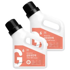 REBOW 檸檬酸水衣物柔軟精 天竺葵香, 2個, 1L