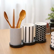 ERATO 3格餐具桶+底座, 混色, 1組