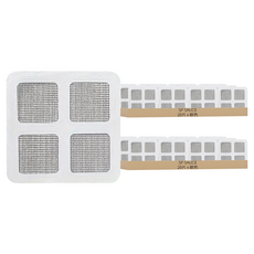 日本SP SAUCE黏貼式排水孔方形 毛髮濾網 2g 20片, 銀色