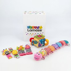 Lamaze 粉紅毛毛蟲五感全套組, 粉紅色 + 混合顏色, 1套