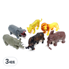 Kes.B 自然綠色野生動物圖野生動物, 3組