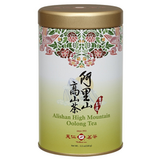 天仁茗茶 台灣茗禮阿里山茶 Alishan High Mountain Oolong Tea 3.5 oz, 100g, 1入, 1罐