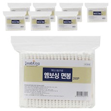 螺旋紋棉花棒, 200入, 8個