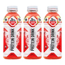OPI 프로틴 드링크 워터 스트로베리 레몬에이드향, 500ml, 3개