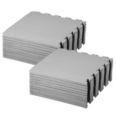 comet Pet Basic 寵物拼圖地墊, 灰色, 20個