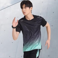 Titan 男款運動速乾涼感運動短袖上衣 T15